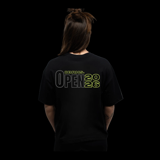 T-shirt Boxy Women CF OPEN Black