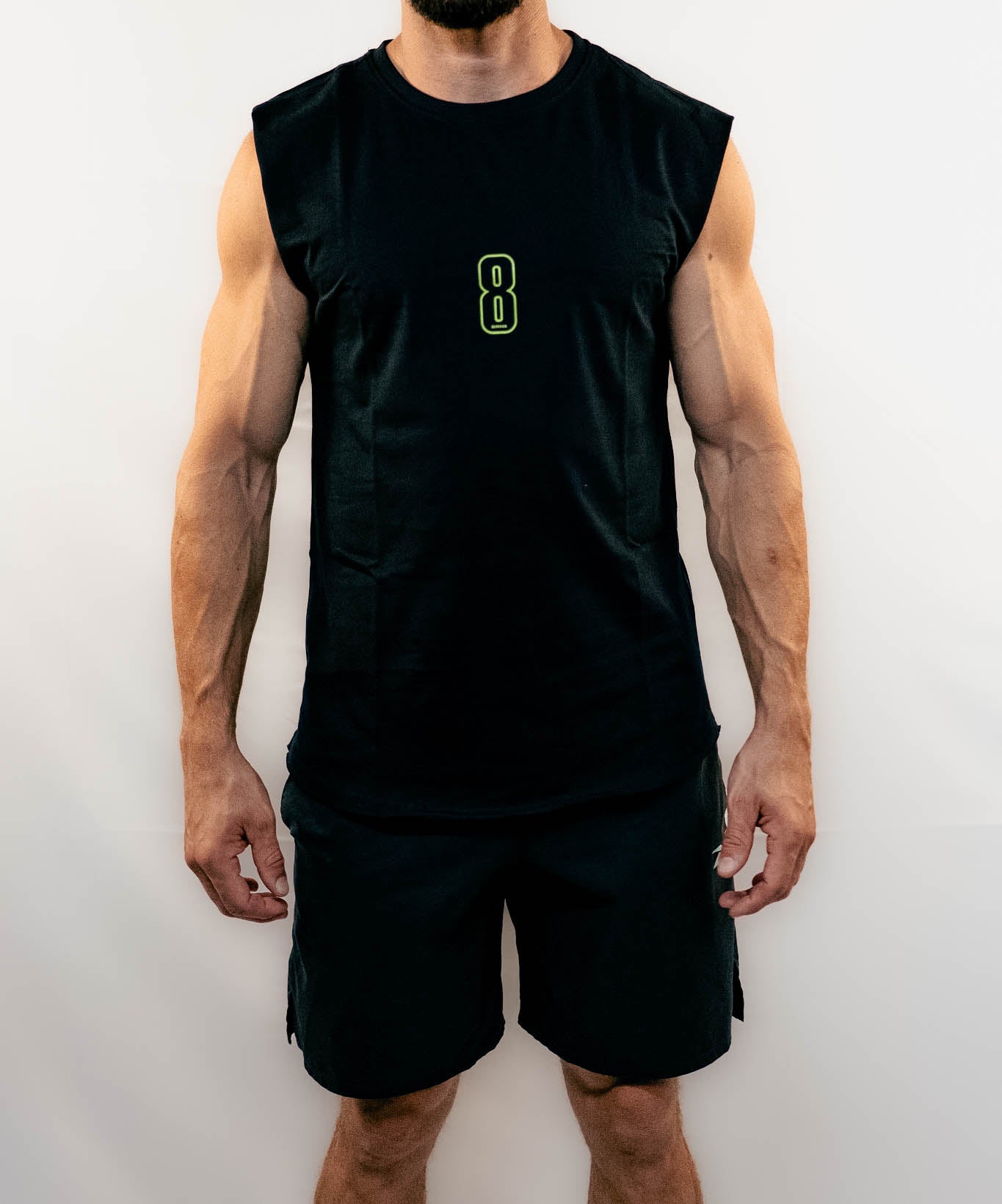 Tank Noir et Kaki  OverSize Men 046