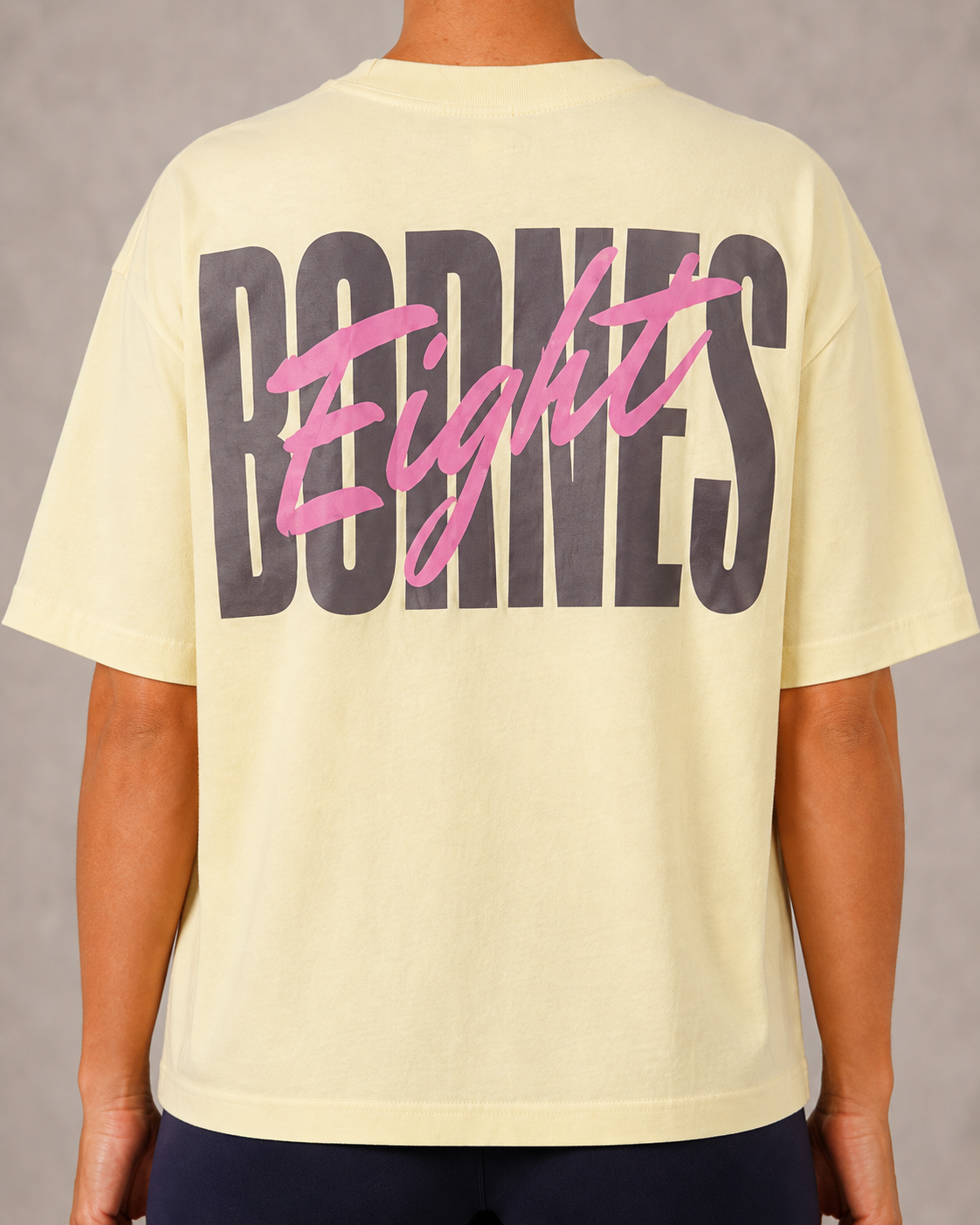 T-Shirt Oversize Big Bornes Yellow Women