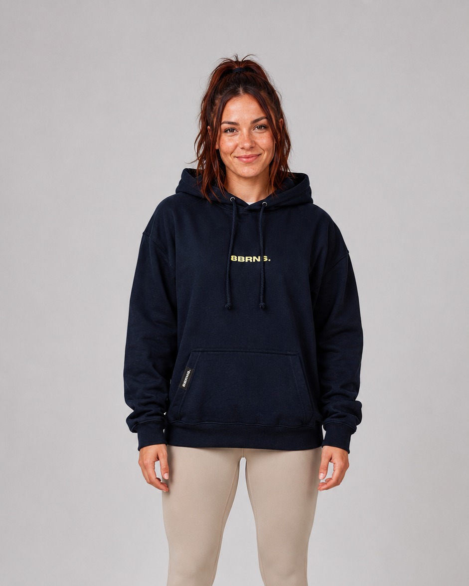 Sweat à capuche Birds Marine Unisex