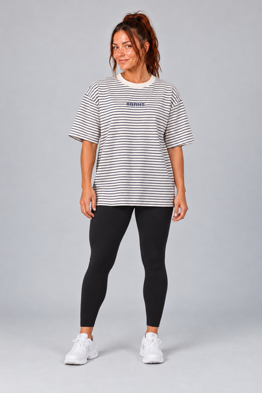 Marinière Oversize Unisexe Noir & Blanc
