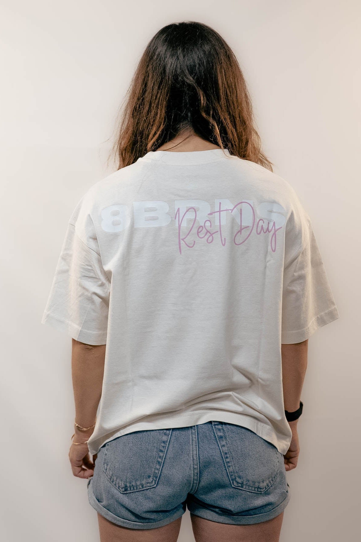 T-Shirt OverSize Boxy Créme Rest Day Women 012