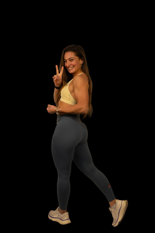 Legging Blue Orange Logo