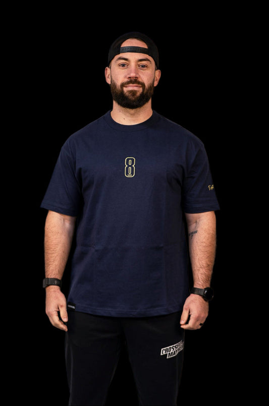 T-Shirt OverSize Flow Back To B. Blue Unisex