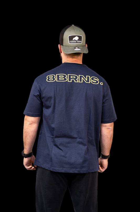 T-Shirt OverSize Flow Back To B. Blue Unisex