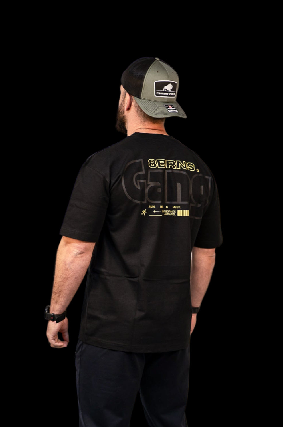 T-Shirt Heavy OverSize Gang Black & Yellow Unisex