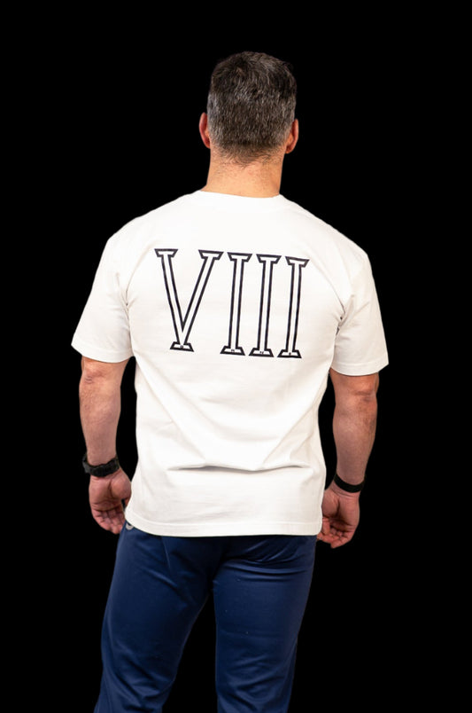T-shirt VIII Heavy OverSize white unisexe