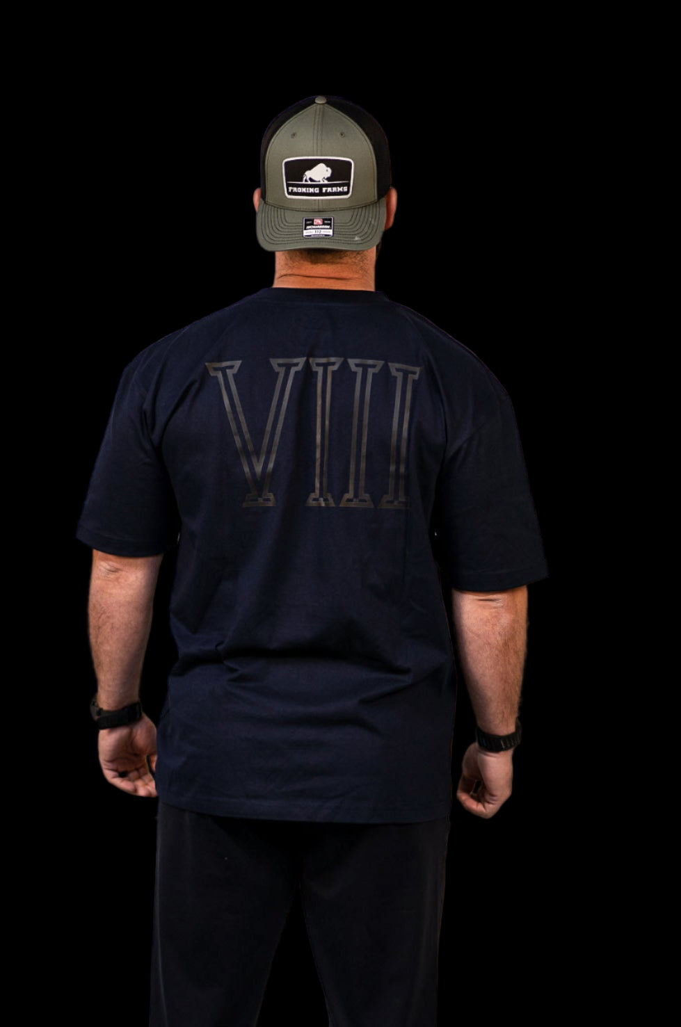 T-shirt VIII Heavy OverSize Marine unisexe