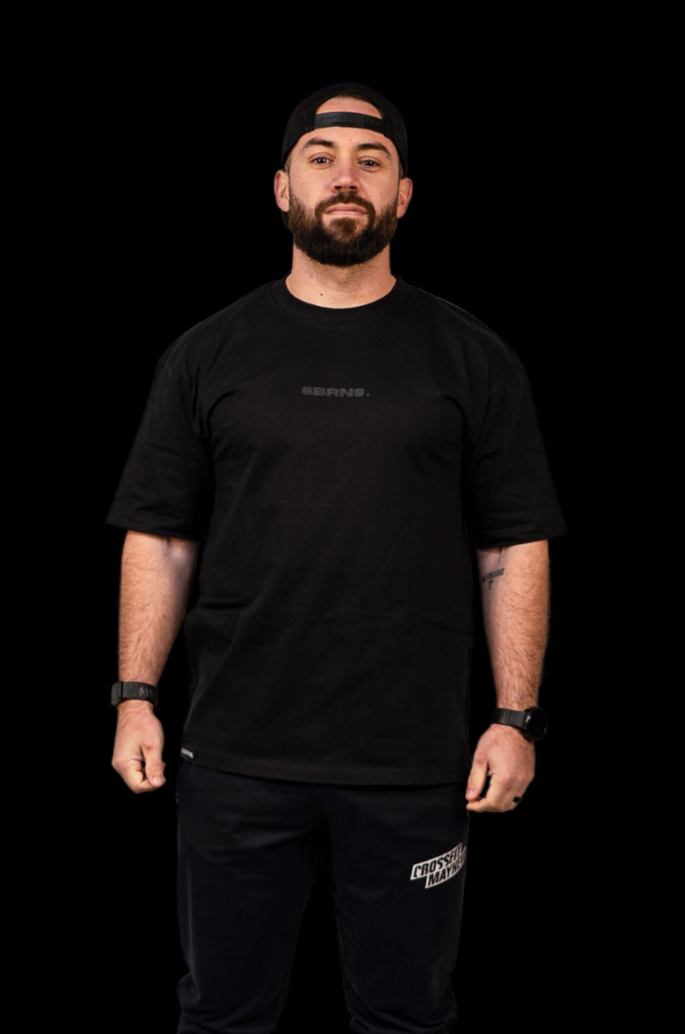 T-Shirt Oversize VIII Black Unisexe