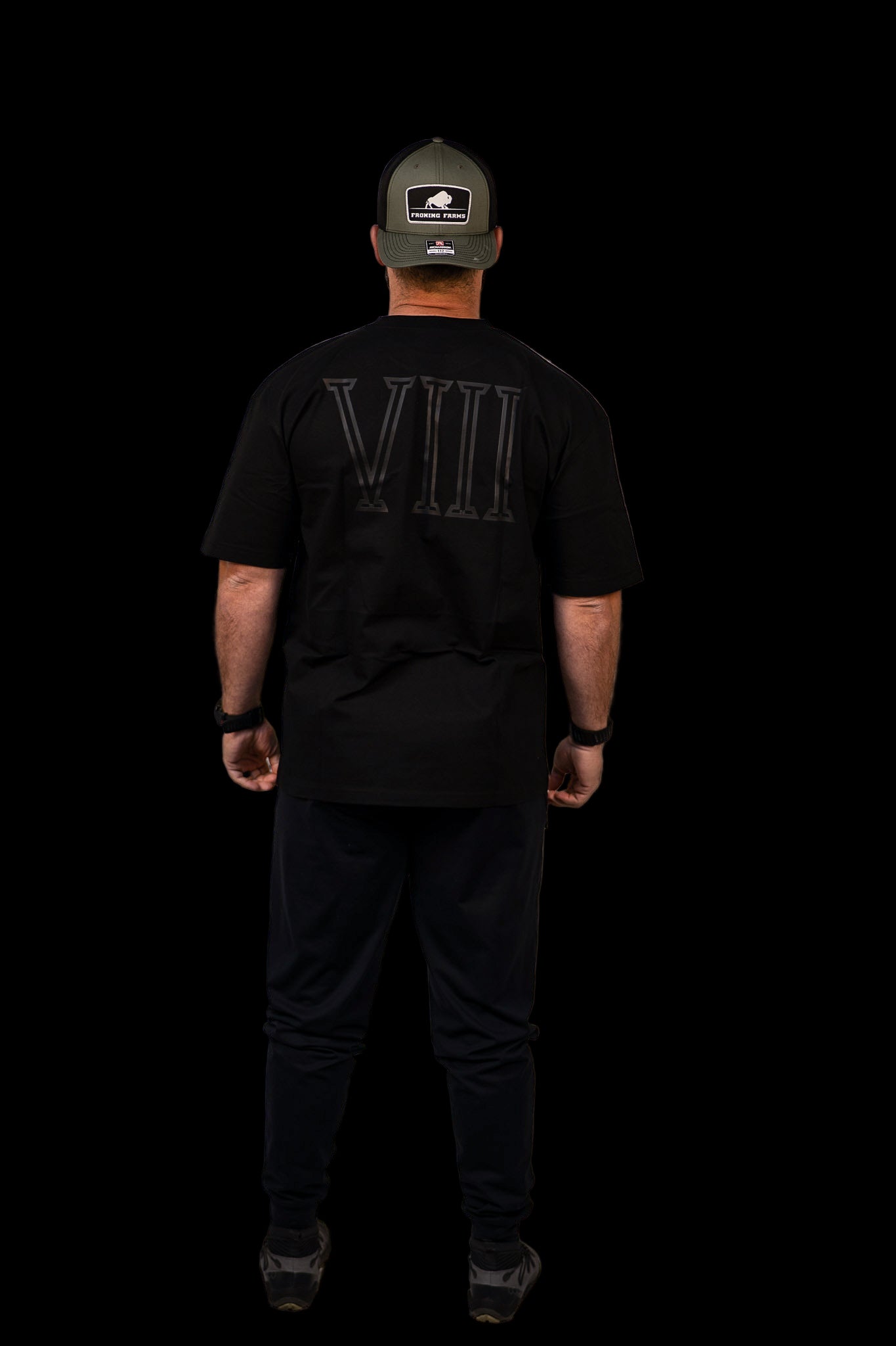 T-Shirt Oversize VIII Black Unisexe