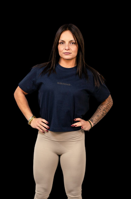 T-shirt VIII Crop Marine Women