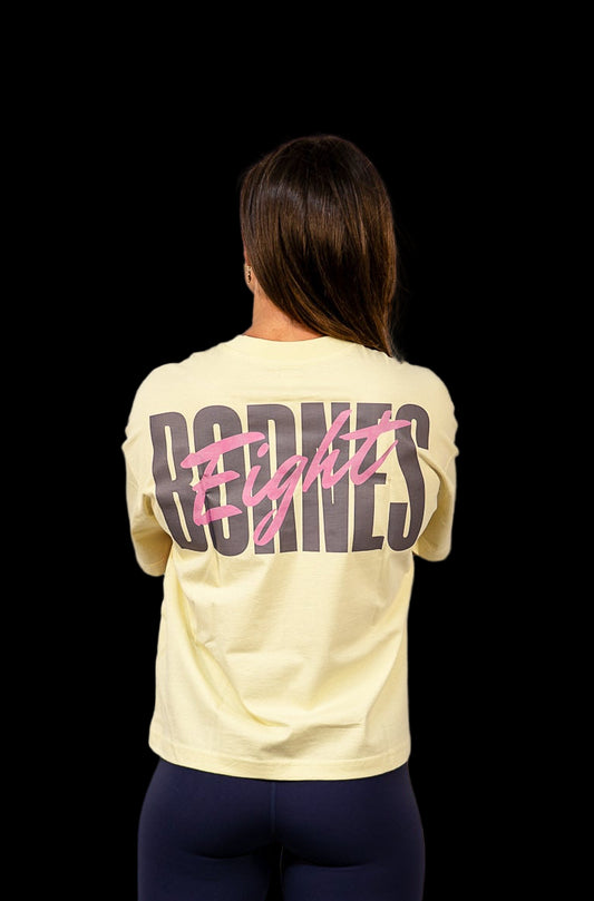 T-Shirt Oversize Big Bornes Yellow Women