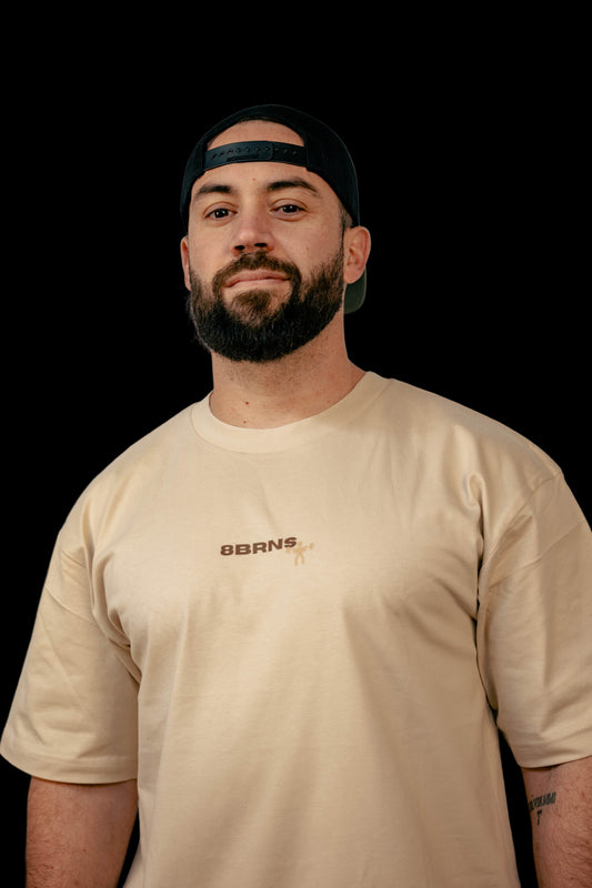 T-Shirt Heavy Oversize Weight Beige Unisex