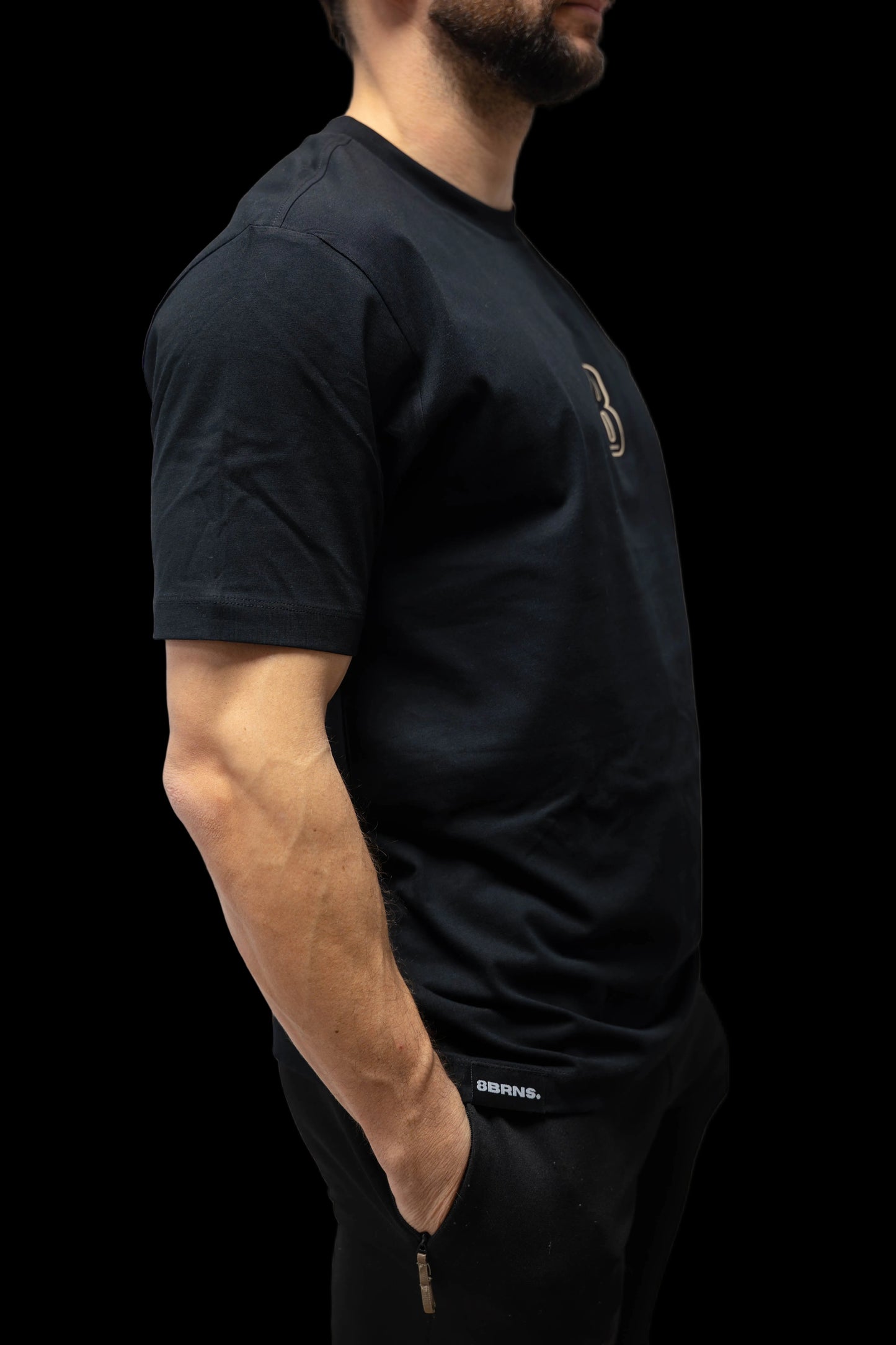 T-Shirt  Black & Sand men