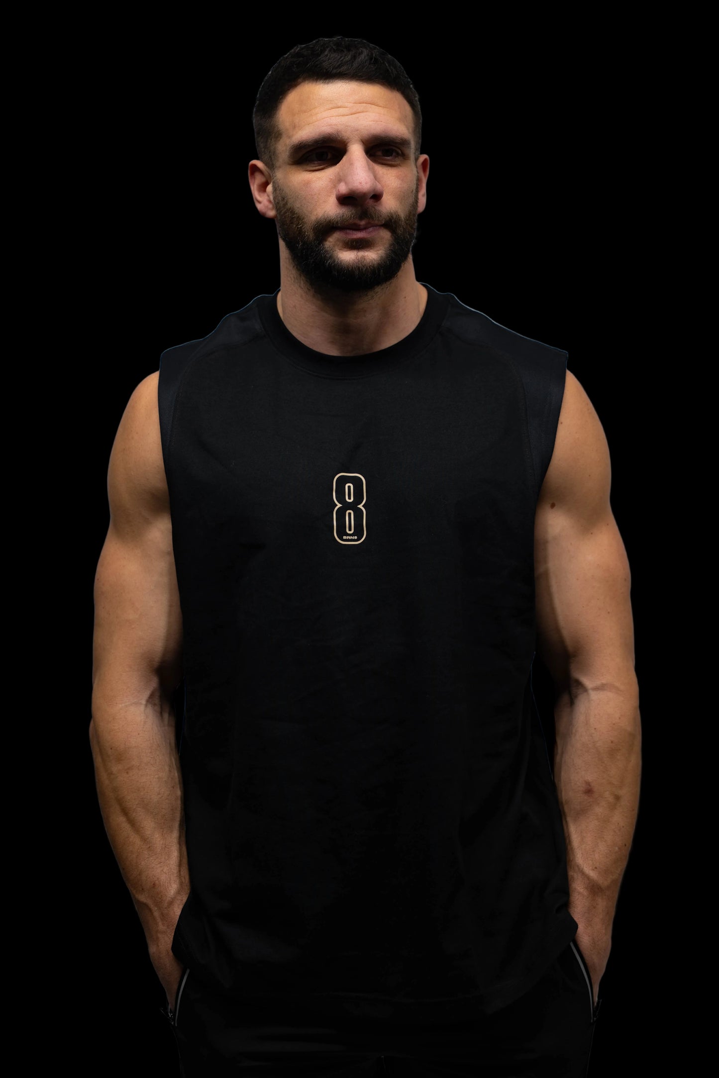 Tank Noir Black & Sand Men