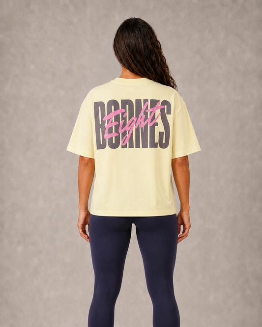 T-Shirt Oversize Big Bornes Yellow Women