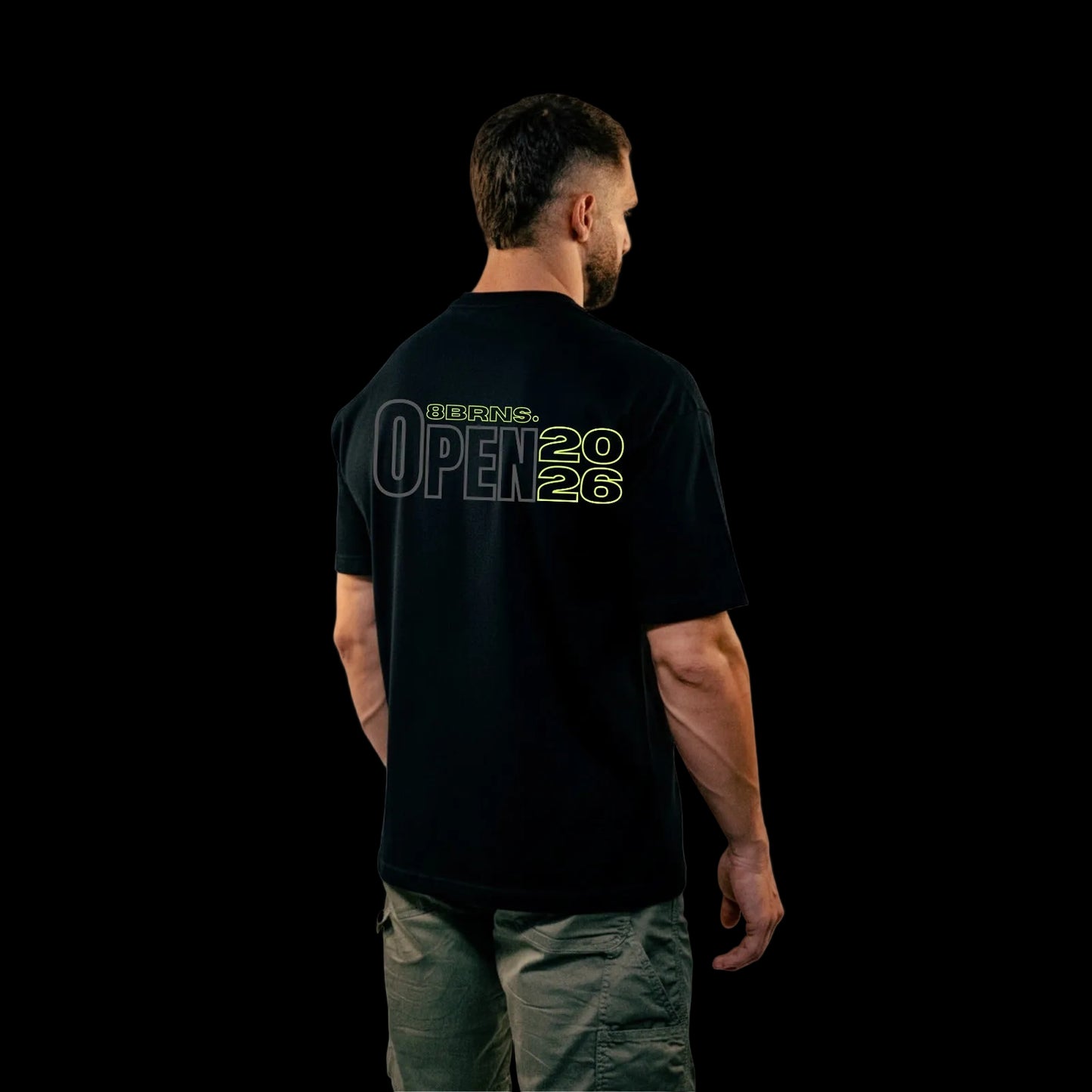 T-Shirt CF OPEN Black Oversize Unisex