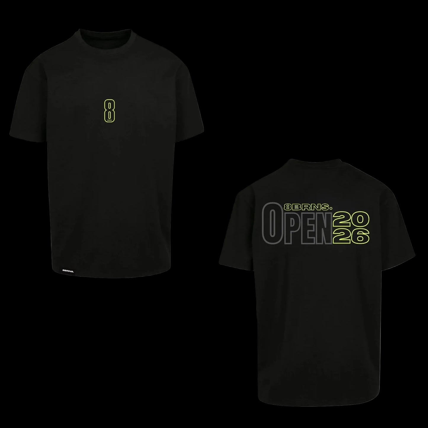 T-Shirt CF OPEN Black Oversize Unisex