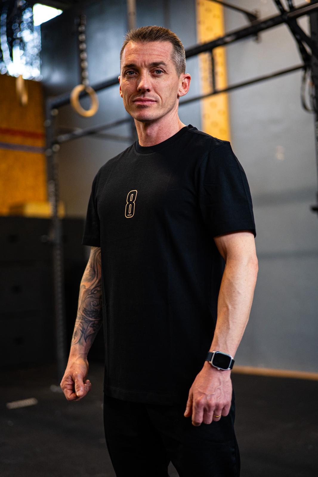 T-Shirt BA115 Black & Sand men